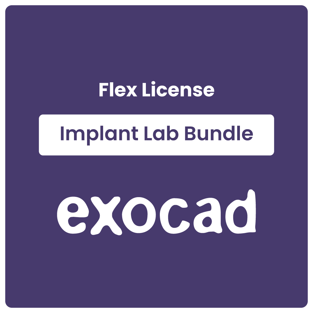 Exocad DentalCAD Implant Lab Bundle (Flex License)
